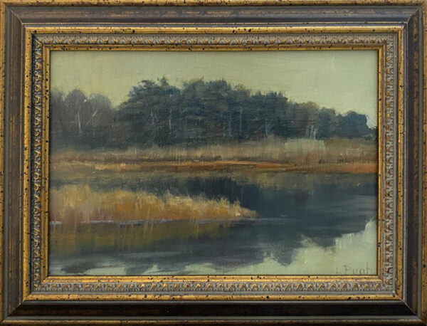 Allan Harbor | Landscape Oil Painting 5" x 7" Framed